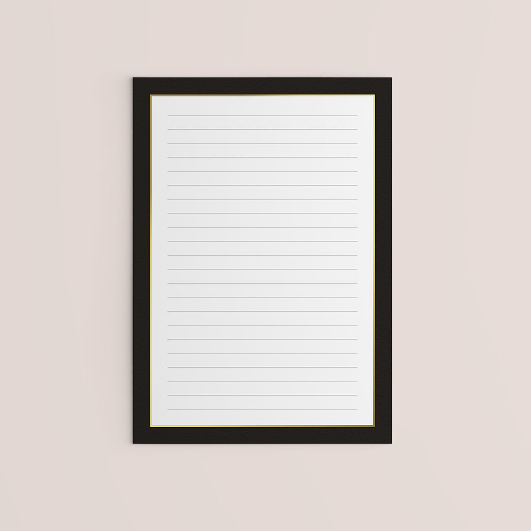 NOTEPAD A5 MIDNIGHT (PREORDER)