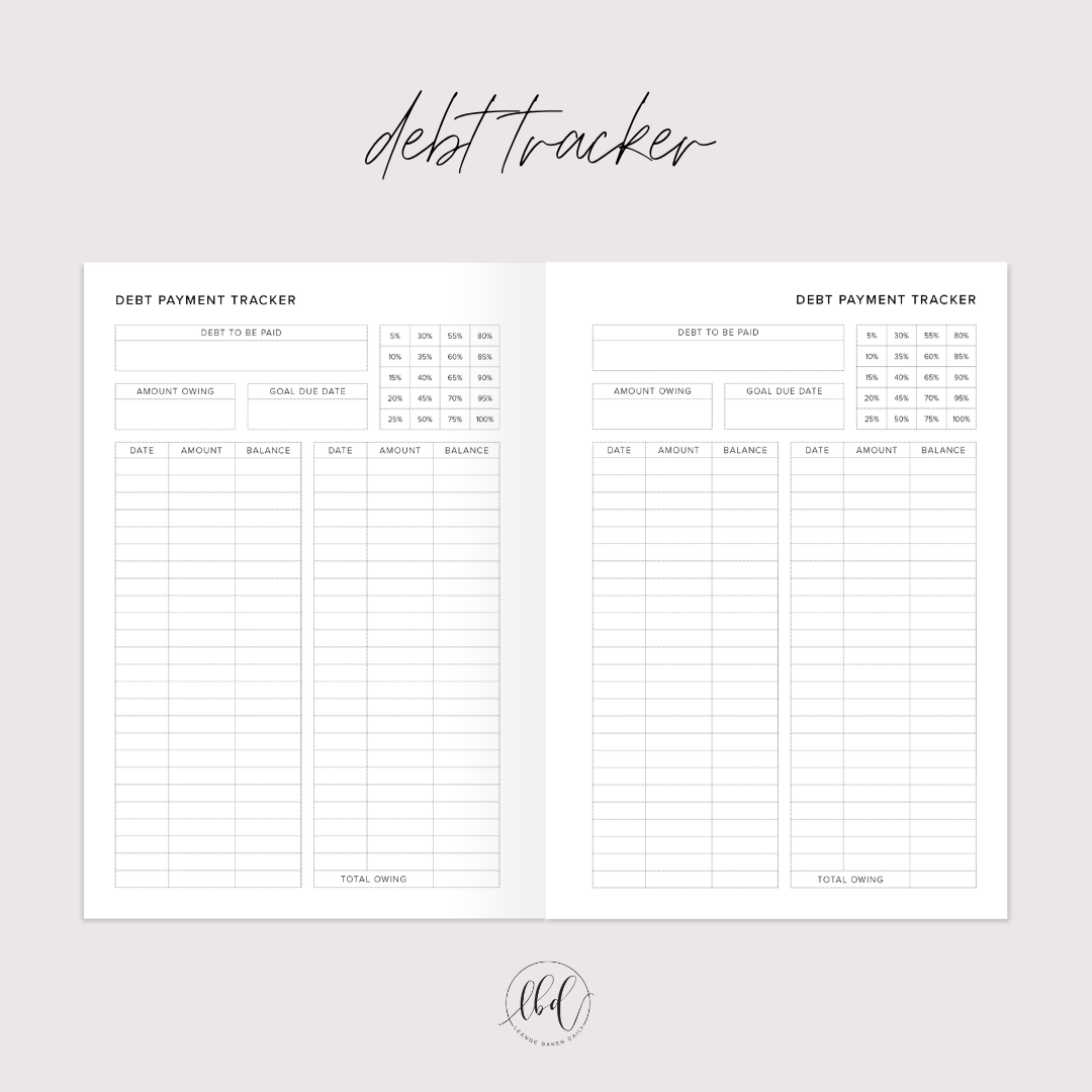BUDGET PLANNER WILDFLOWERS (PREORDER)