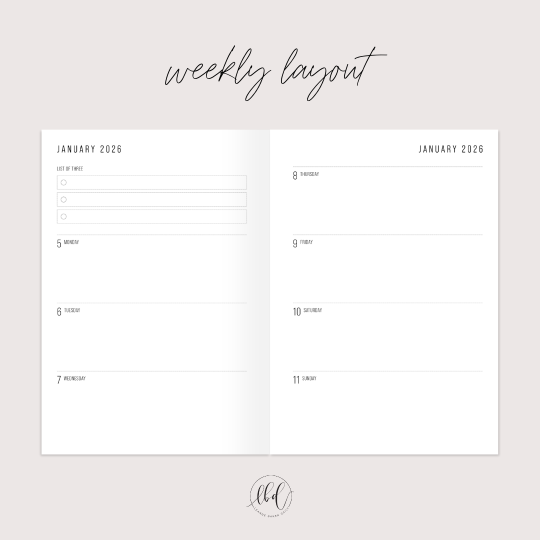 Slimline Planner - Ocean (Preorder)