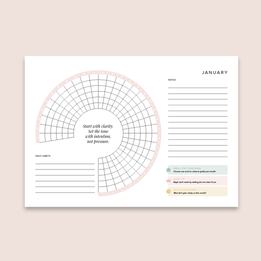 Habit Tracker Calendar (Preorder)