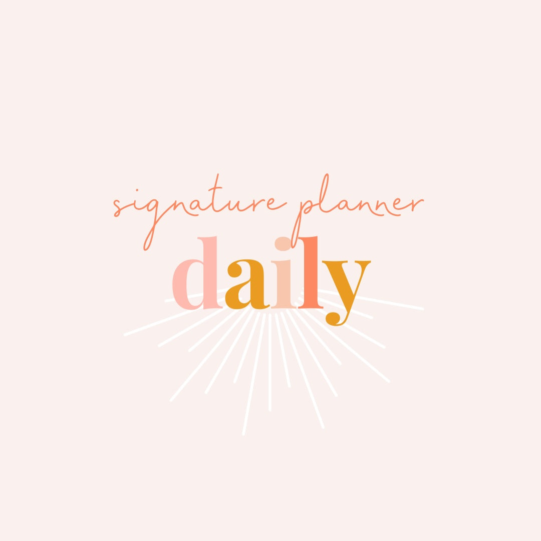 2024 DAILY LAYOUT Signature Planner