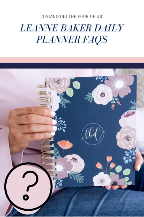 {2020} Leanne Baker Daily Planner FAQs