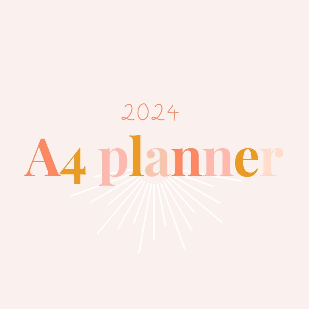 A4 planner