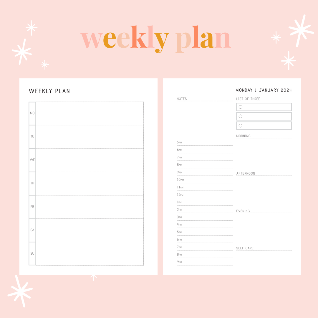 2024 DAILY LAYOUT Signature Planner