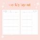 2024 Teacher Planner (Weekly Layout)
