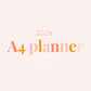 2024 A4 Planner (Daily Layout)