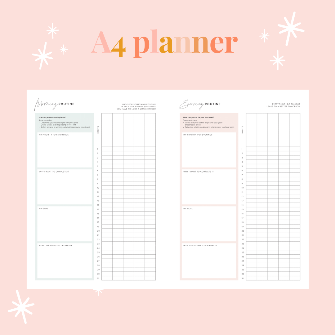 2024 A4 Planner (Daily Layout)