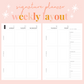 2024 WEEKLY LAYOUT Signature Planner