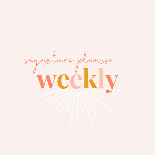 2024 WEEKLY LAYOUT Signature Planner