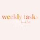 Weekly Task Booklet