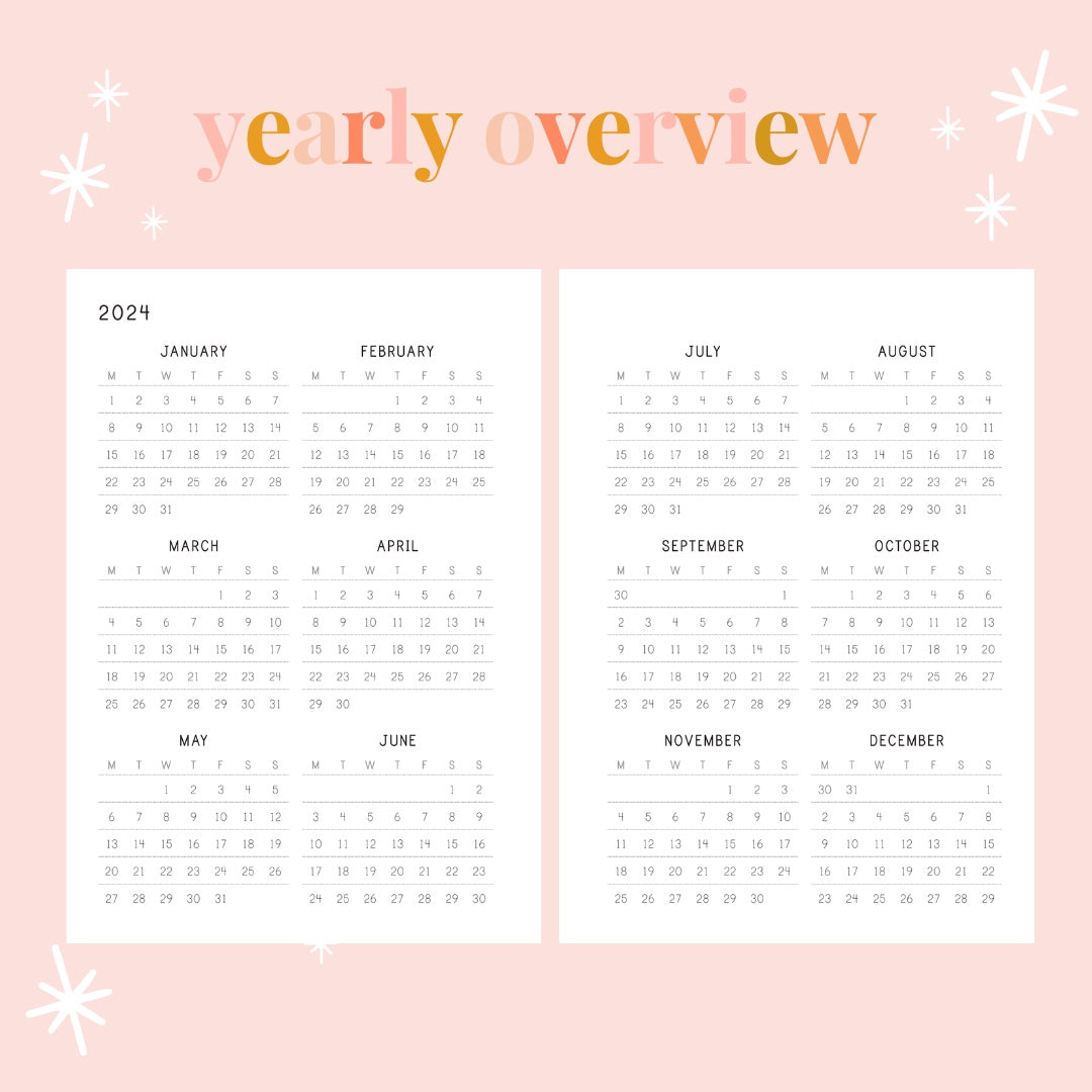 2024 WEEKLY LAYOUT Signature Planner