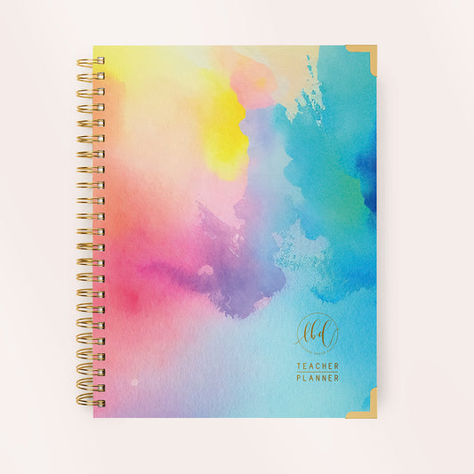 WATERCOLOUR 2025 Teacher Planner