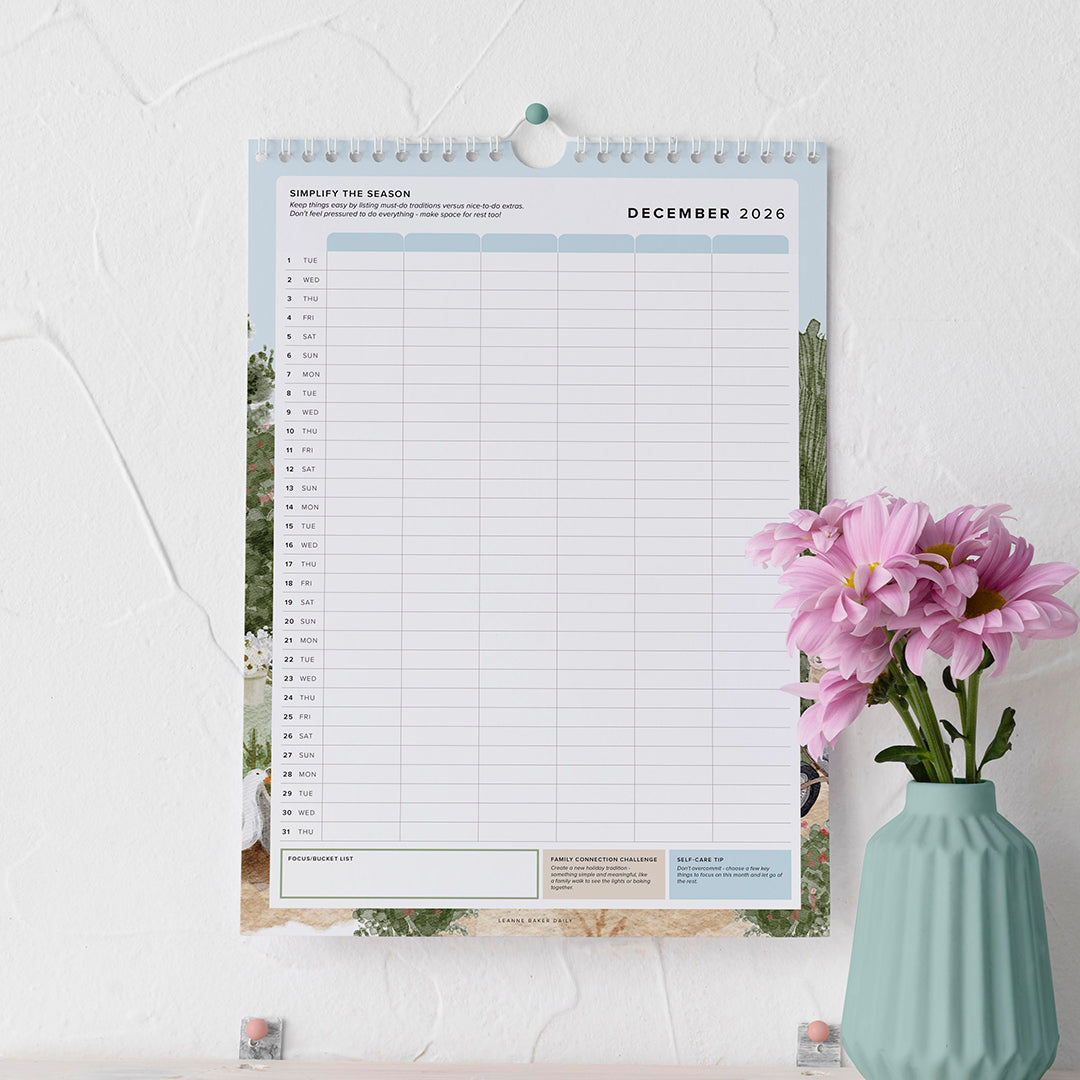 A3 Family Calendar (Preorder)