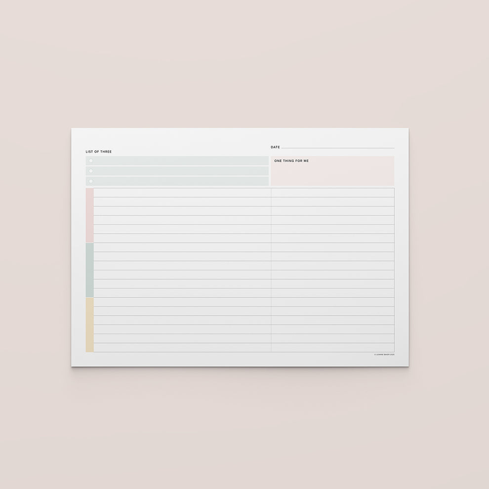 A4 Notepad – Leanne Baker