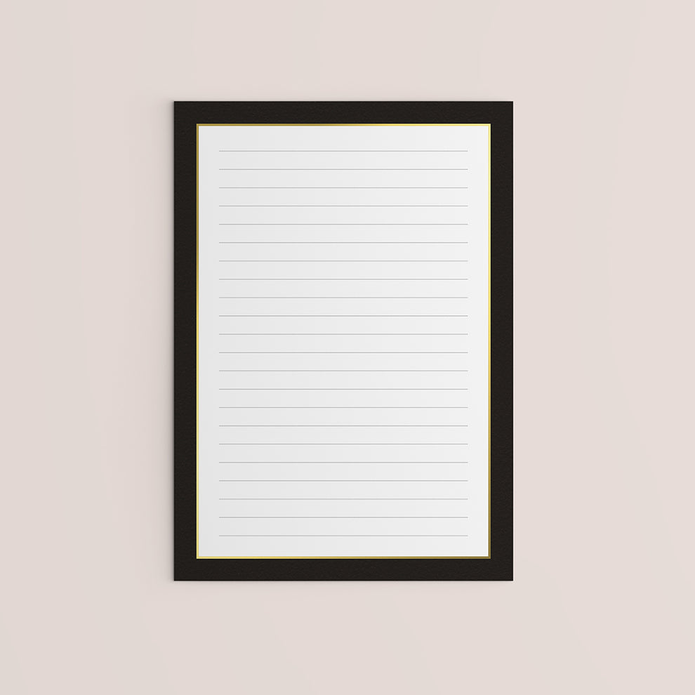 NOTEPAD A5 MIDNIGHT – Leanne Baker