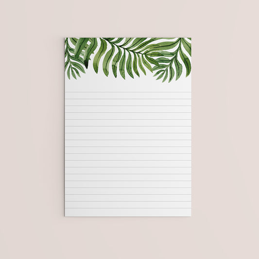 NOTEPAD A5 LEAVES (PREORDER)