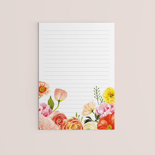 NOTEPAD A5 FLORAL (PREORDER)