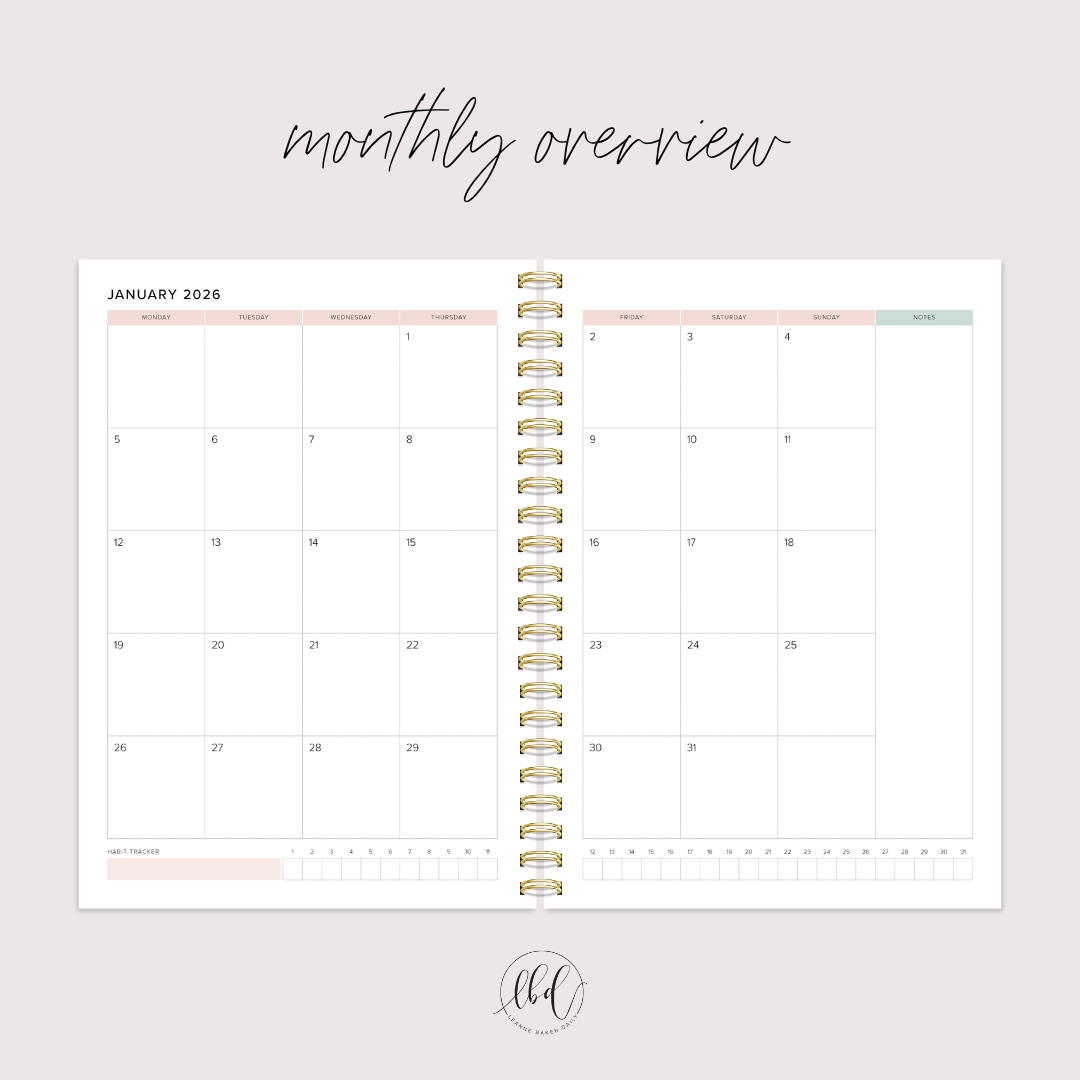 A4 DAILY FLORAL (PREORDER)