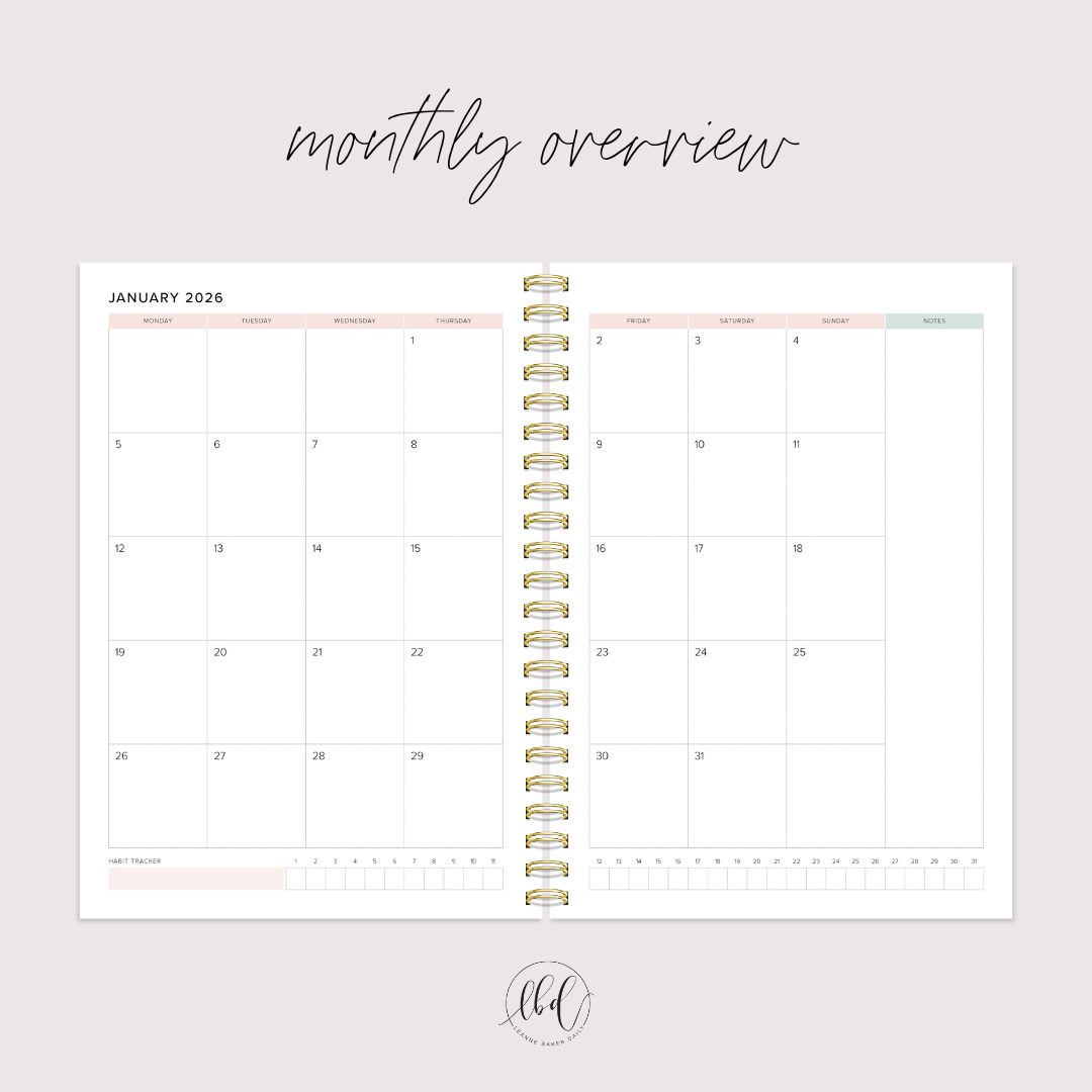A4 WEEKLY LEAVES (PREORDER)