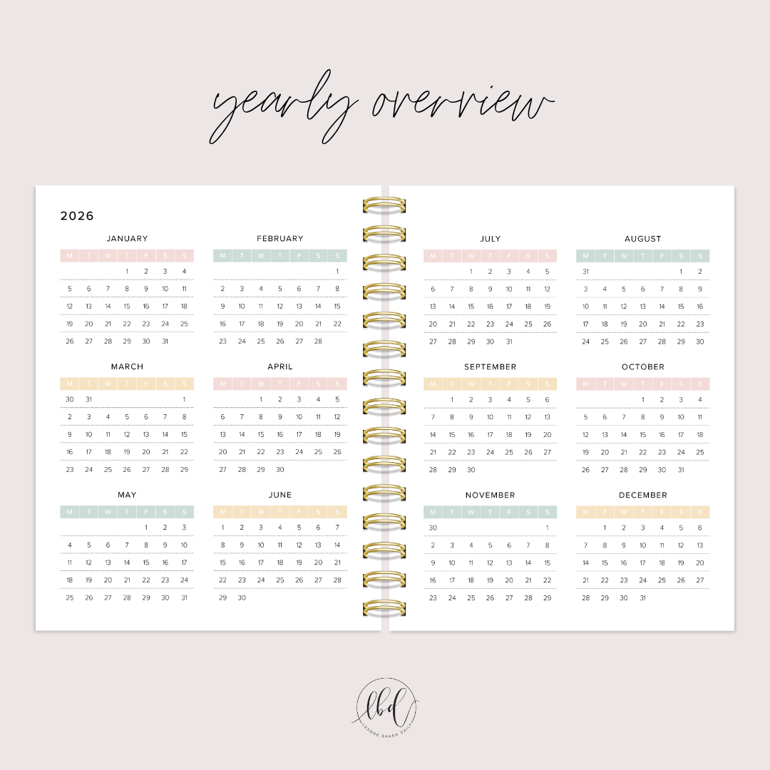 DAILY CREATE SPACE PLANNER - SAGE (PREORDER)