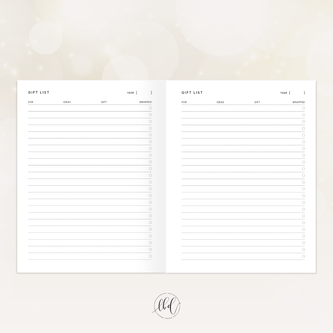 (Preorder) Christmas Planner - Classic