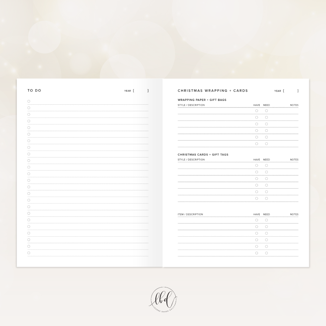 (Preorder) Christmas Planner - Classic