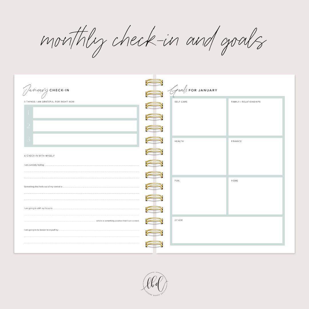 SECONDS - GREEN 2025 WEEKLY Create Space Planner (Copy)